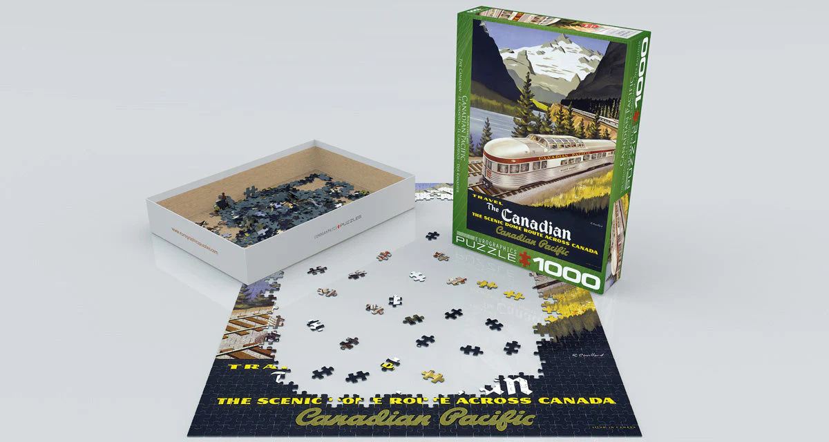 Puzzle: Canadian Vintage Art - The Canadian by Roger Cuillard - Image 2