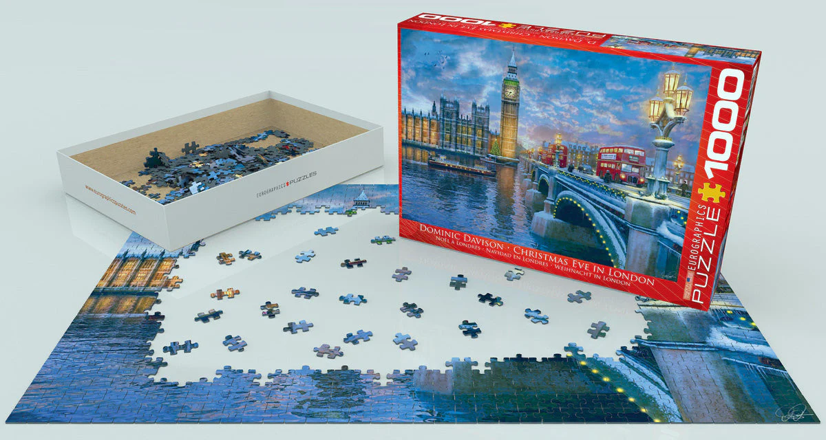 Puzzle: Christmas - Seasonal - Christmas Eve In London by Dominic Davison - Image 2