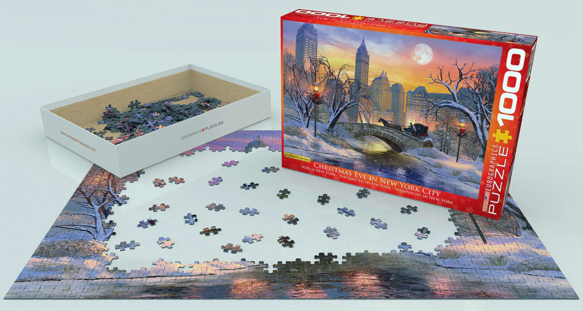 Puzzle: Christmas - Seasonal - Christmas Eve in New York City by Dominic Davison - Image 2