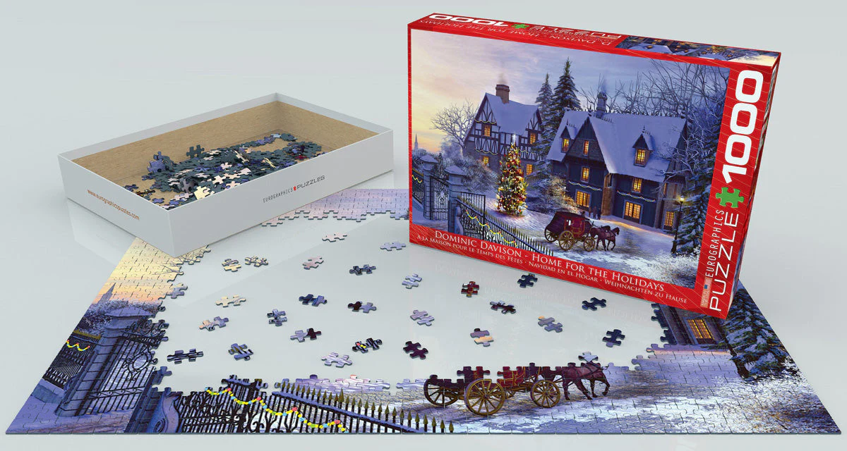 Puzzle: Christmas - Seasonal -  Home for the Holidays by Dominic Davison - Image 2