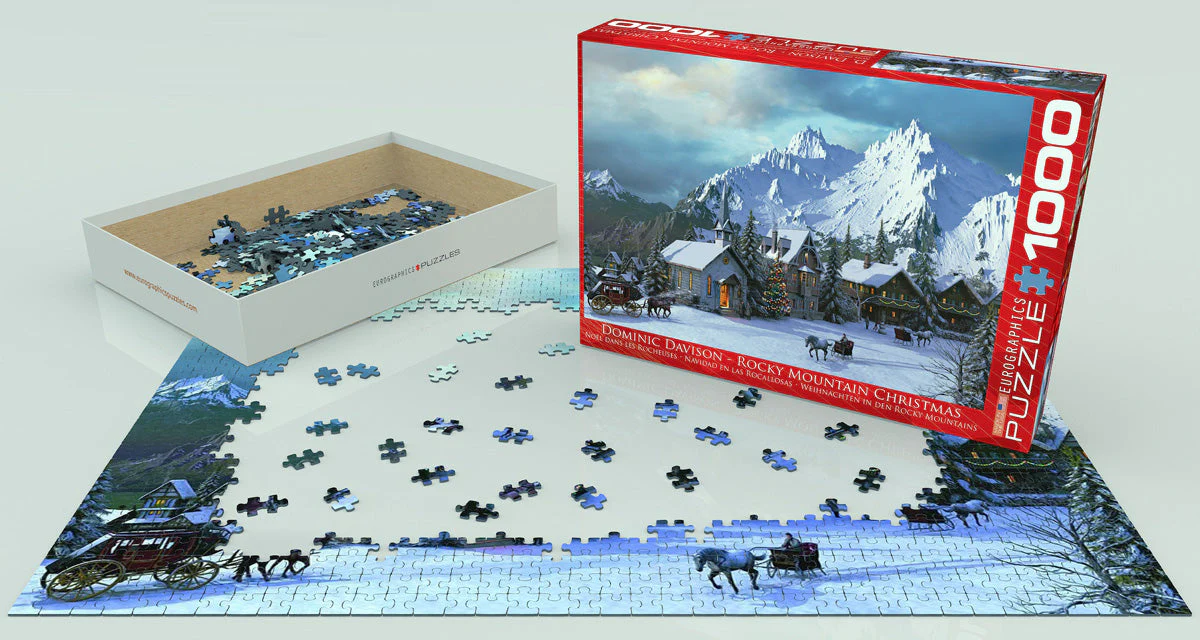 Puzzle: Christmas - Seasonal - Rocky Mountain Christmas by Dominic Davison - Image 2