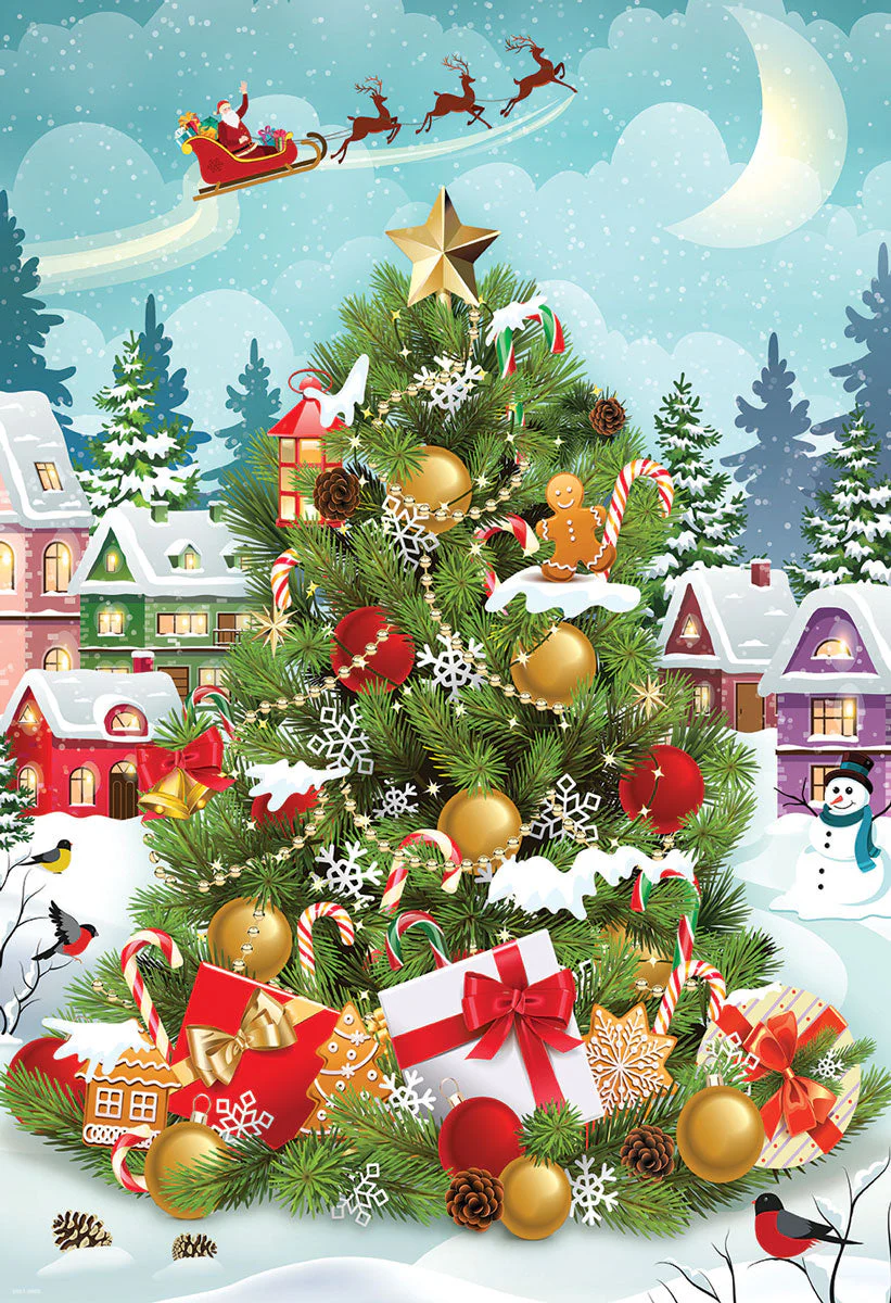 Puzzle: Christmas Tree Tin - Image 2