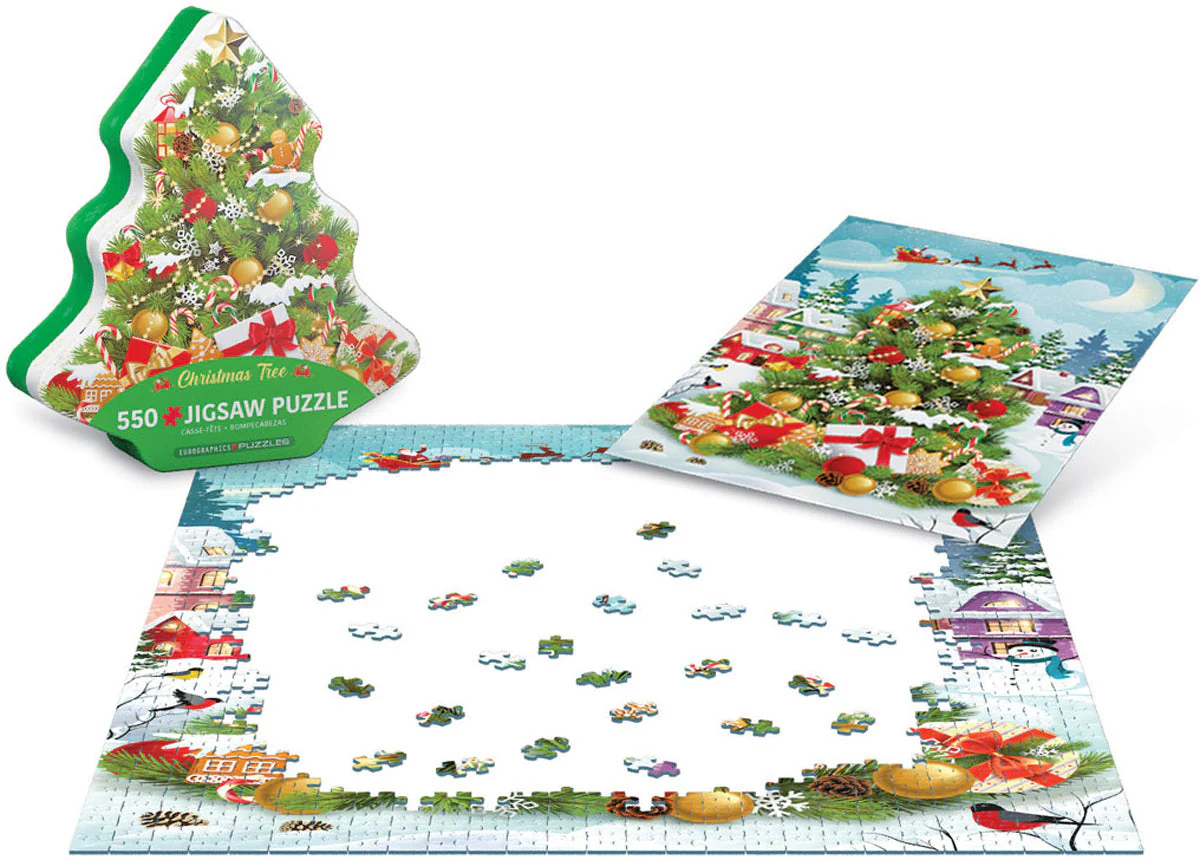 Puzzle: Christmas Tree Tin - Image 3