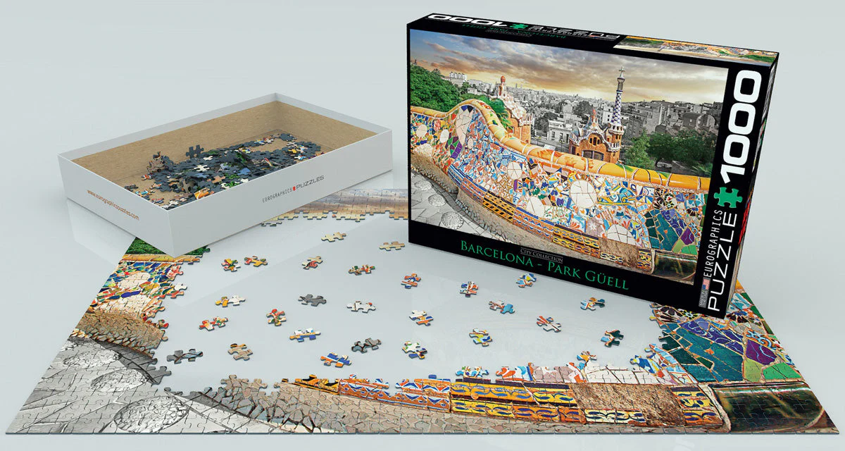 Puzzle: City Collection - Barcelona Park Güell - Image 2