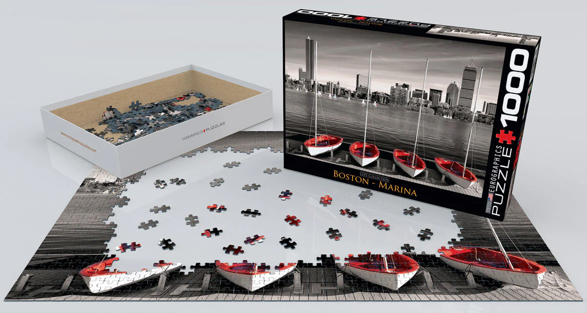 Puzzle: City Collection - Boston Marina - Image 2