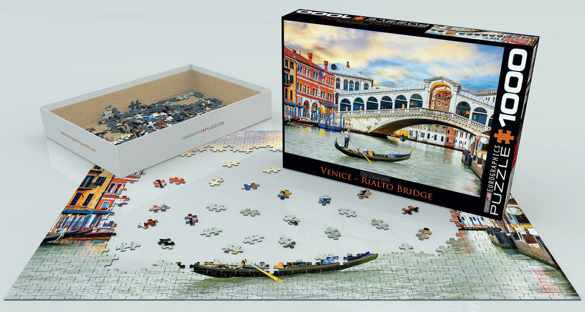 Puzzle: City Collection - Venice Rialto Bridge - Image 2