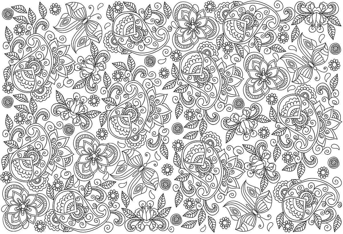 Puzzle: Color-Me Collection - Hidden Butterflies - Image 2