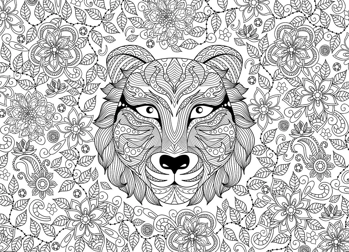 Puzzle: Color-Me Collection - Tiger - Image 2