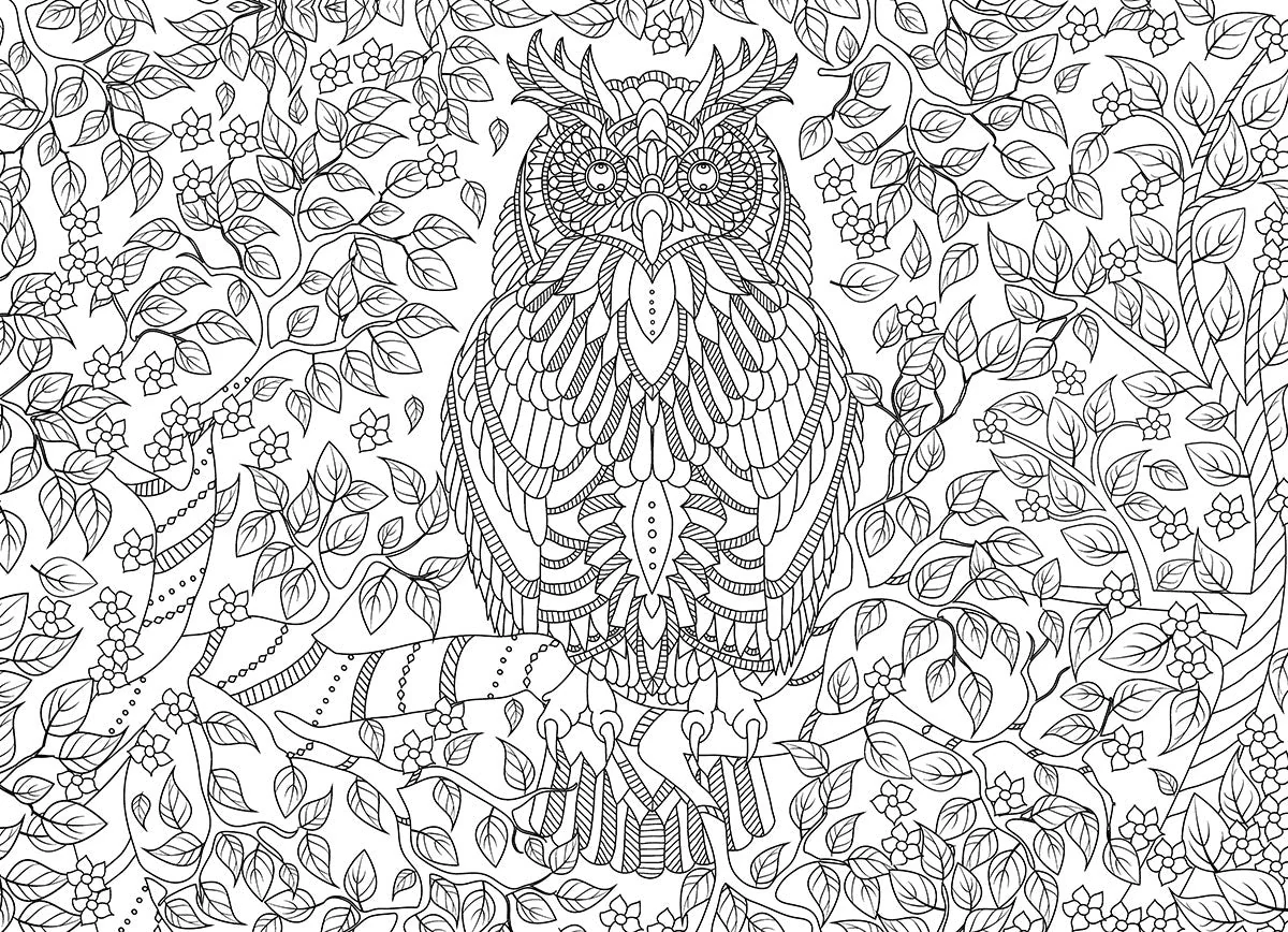 Puzzle: Color-Me Collection - Vibrant Wisdom - Image 2