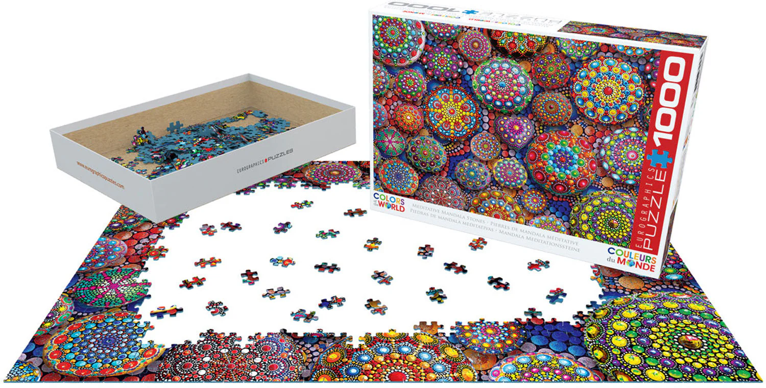 Puzzle: Colors of the World - Meditative Mandala Stones - Image 2