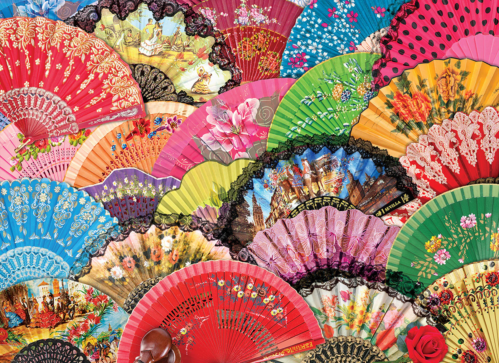 Puzzle: Colors of the World - Spanish Fans - Image 2