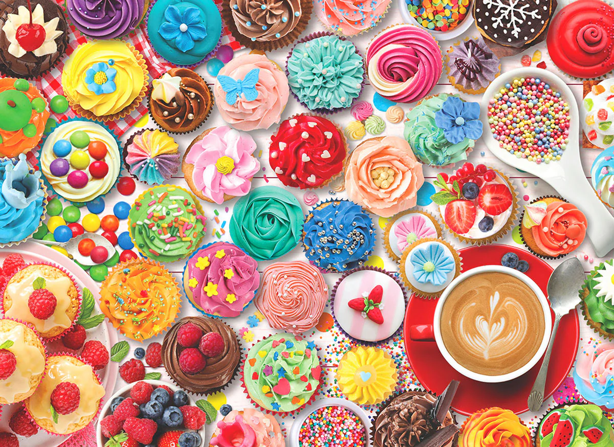 Puzzle: Cupcake Party Tin - Image 2