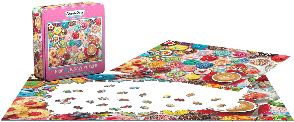 Puzzle: Cupcake Party Tin - Image 4