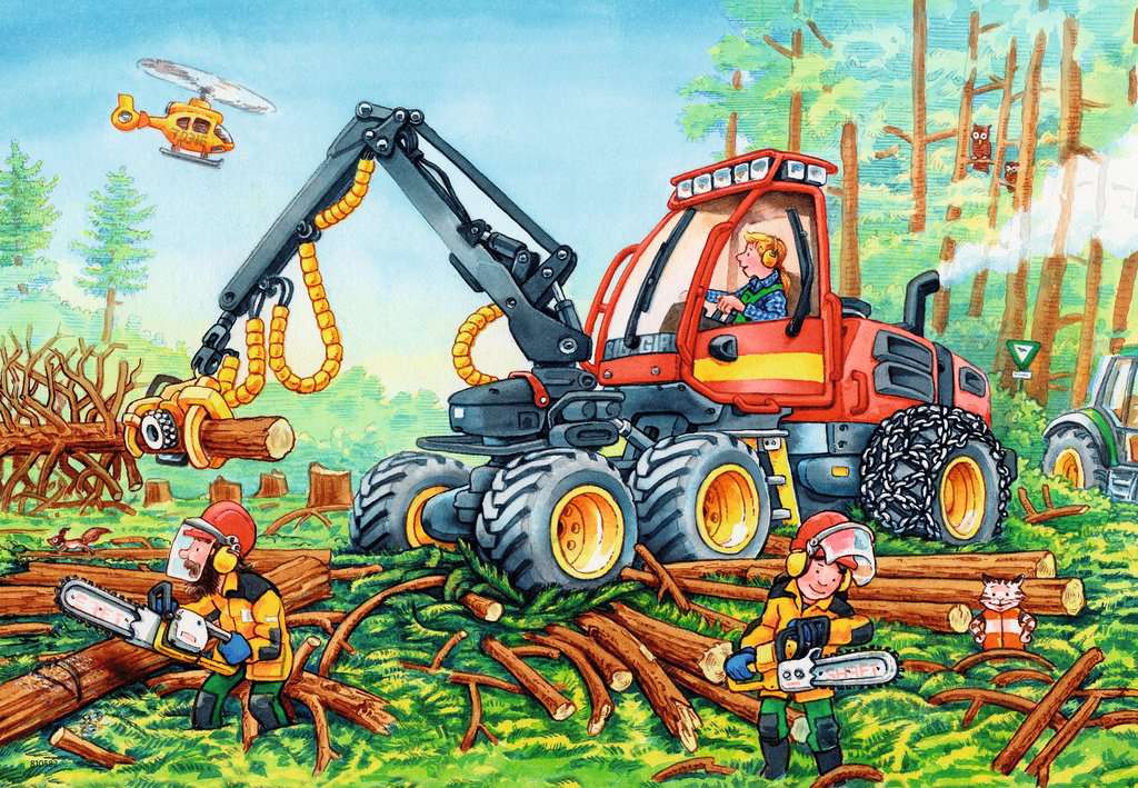Puzzle: Diggers at Work - Image 3