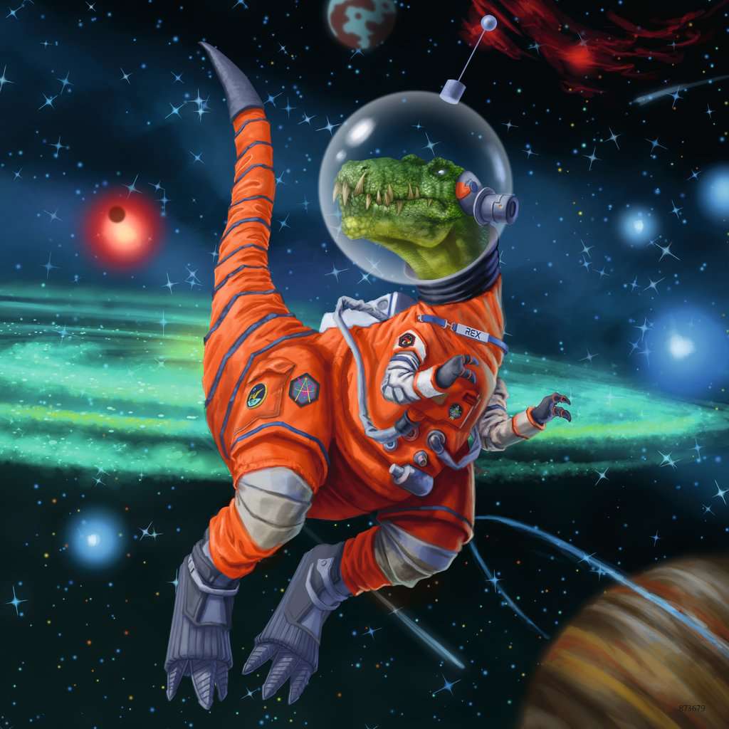 Puzzle: Dinosaurs in Space - Image 3