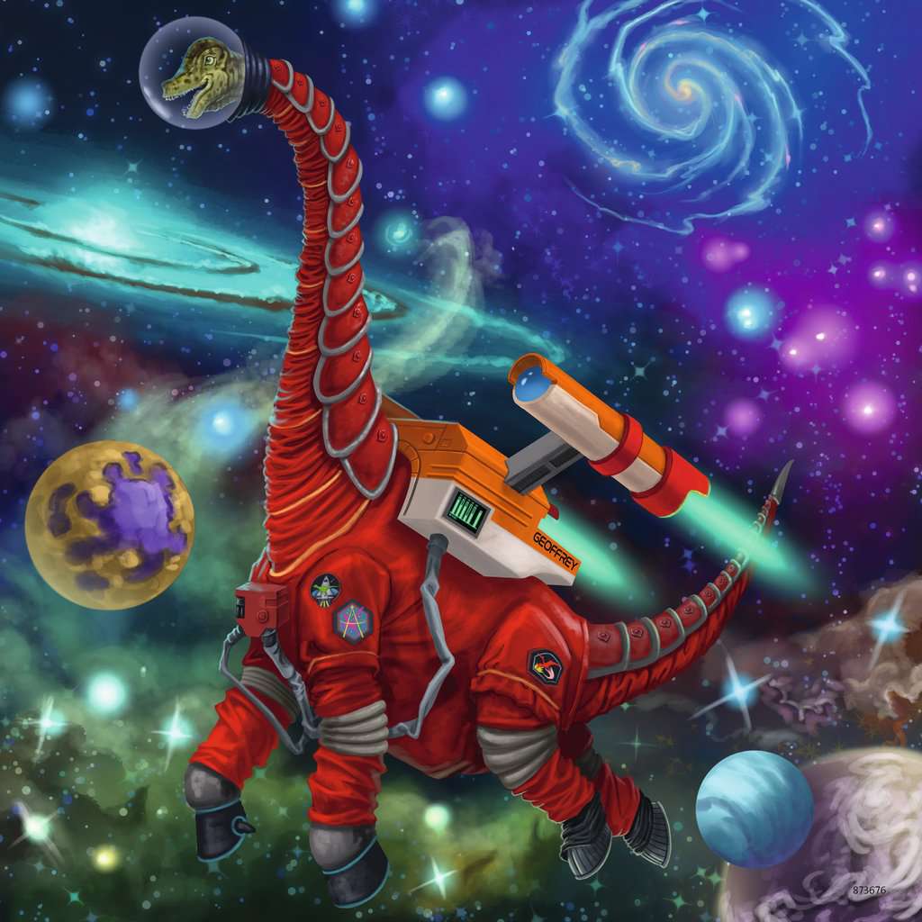 Puzzle: Dinosaurs in Space - Image 4