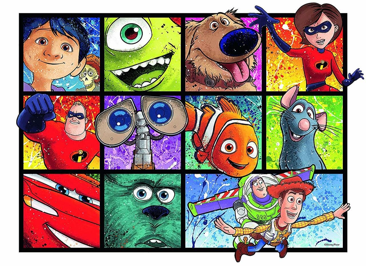 Puzzle: Disney Pixar - Splatter Art - Image 2