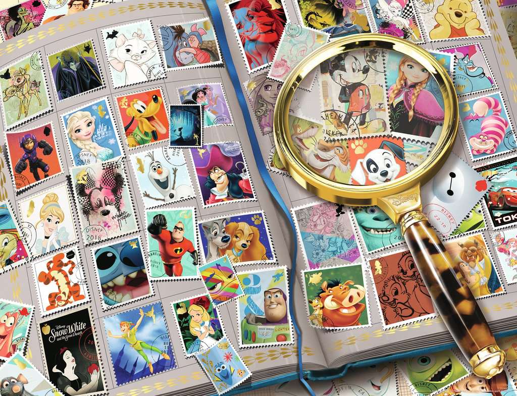 Puzzle: Disney - Stamp Album - Image 2