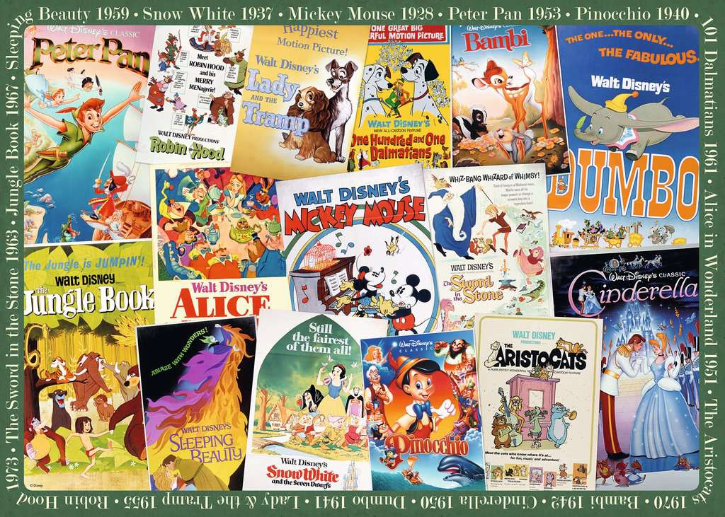 Puzzle: Disney - Vintage Movie Posters - Image 2