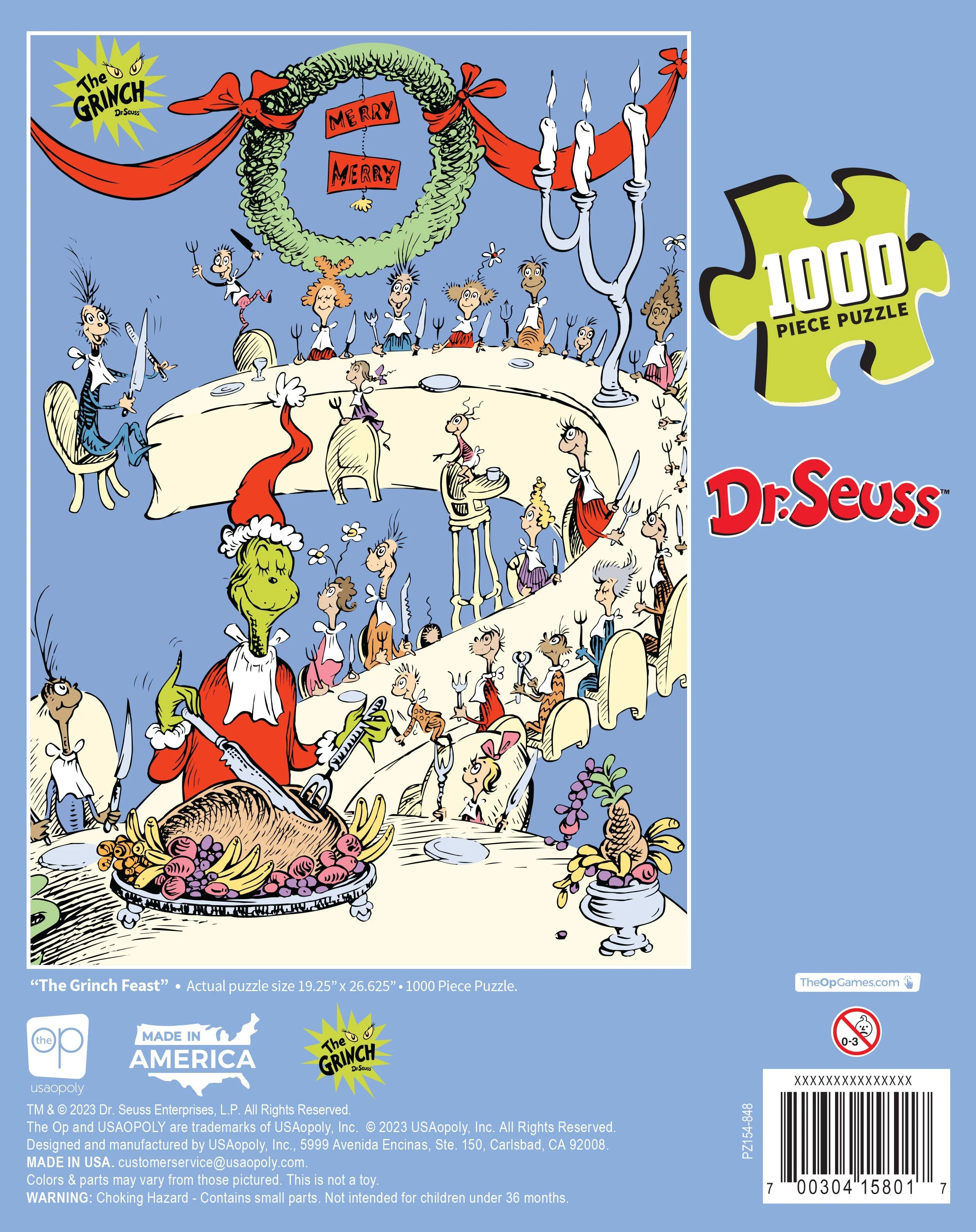 Puzzle: Dr. Seuss The Grinch Feast - Image 3