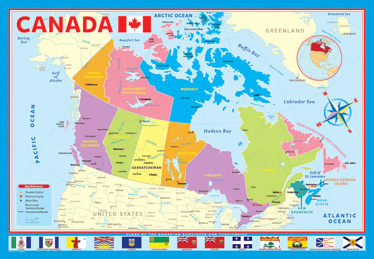 Puzzle: Educational Charts for Kids - Map of the Canada - Image 2