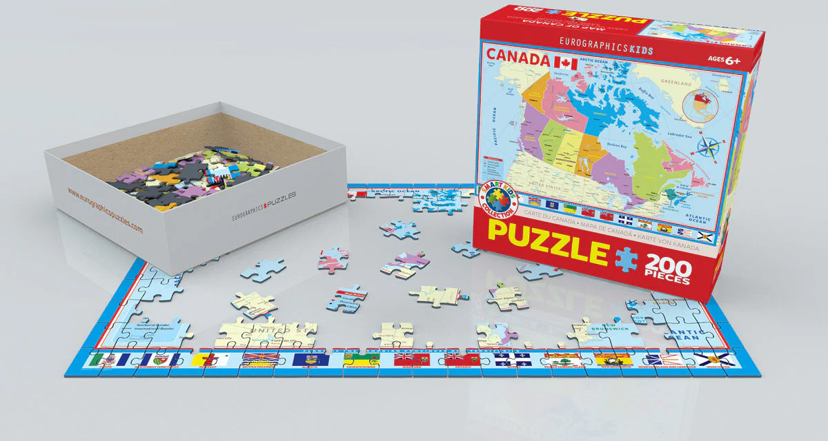 Puzzle: Educational Charts for Kids - Map of the Canada - Image 3