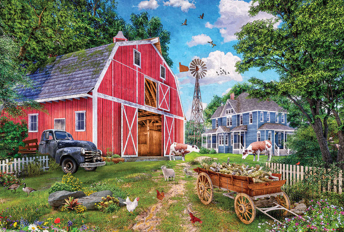 Puzzle: Family Farm Tin - Image 2