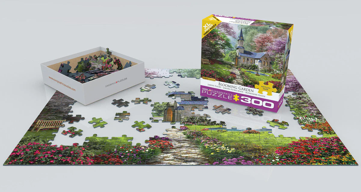 Puzzle: Family Oversize Puzzles - Blooming Garden by Dominic Davison - Image 2
