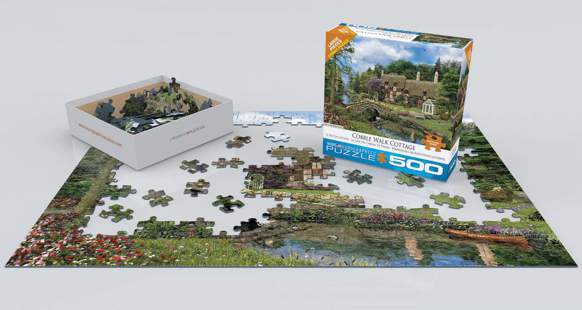Puzzle: Family Oversize Puzzles - Cobble Walk Cottage by Dominic Davison - Image 2
