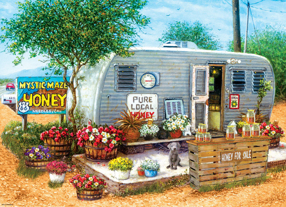 Puzzle: Family Oversize Puzzles - Honey for Sale - Image 2
