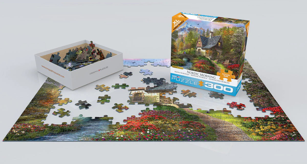 Puzzle: Family Oversize Puzzles - Nordic Morning by Dominic Davison - Image 2