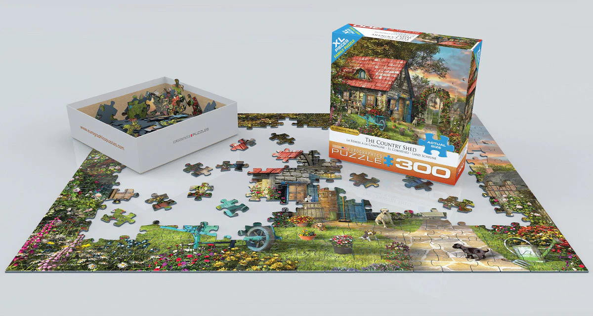 Puzzle: Family Oversize Puzzles - The Country Shed by Dominic Davison - Image 2