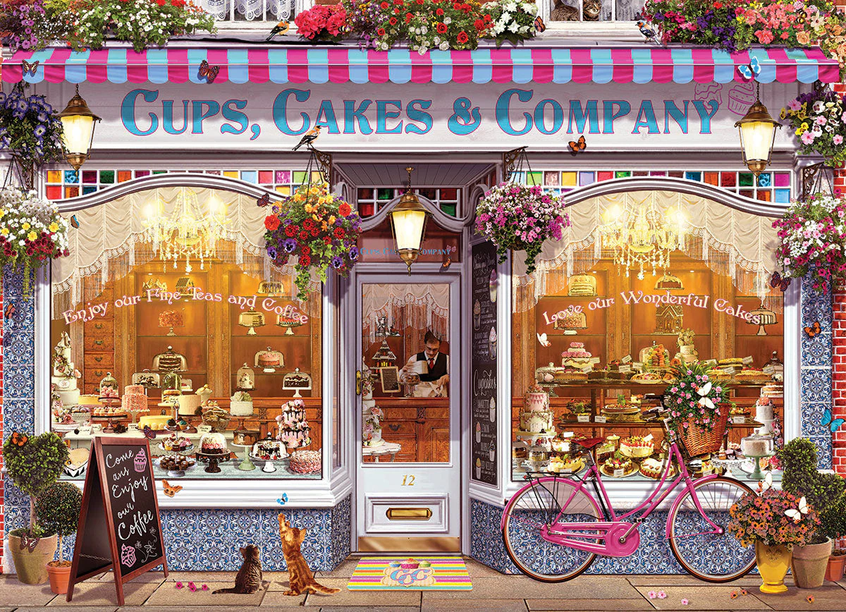 Puzzle: Favorite Pastimes - Cups, Cakes & Company by Garry Walton - Image 2