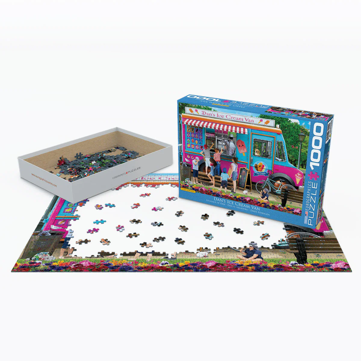 Puzzle: Favorite Pastimes - Dan's Ice Cream Van by Paul Normand - Image 3