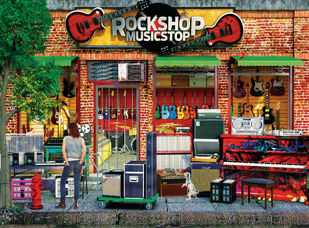 Puzzle: Favorite Pastimes - Rock Shop - Image 2