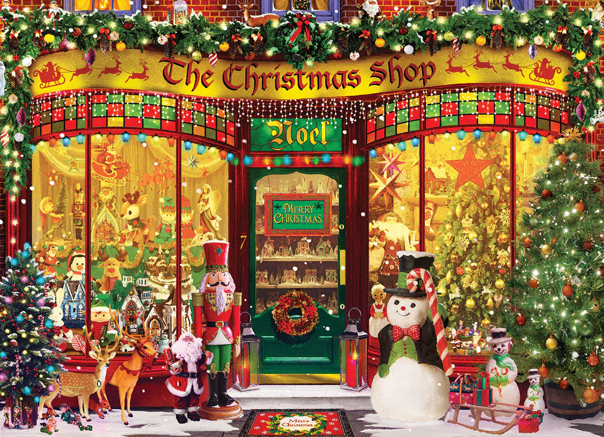 Puzzle: Favorite Pastimes - The Christmas Shop by Garry Walton - Image 2