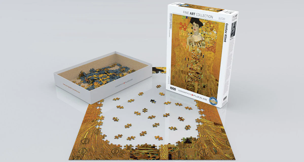 Puzzle: Fine Art Masterpieces - Adele Bloch-Bauer I by Gustav Klimt - Image 2