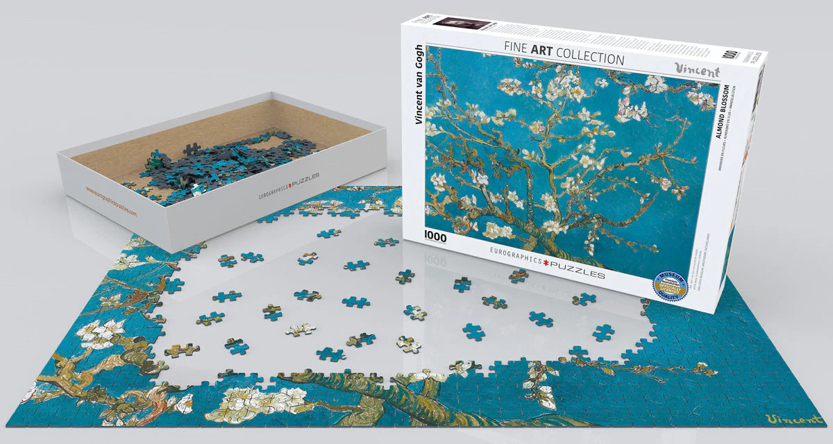 Puzzle: Fine Art Masterpieces - Almond Blossom by Vincent van Gogh - Image 2