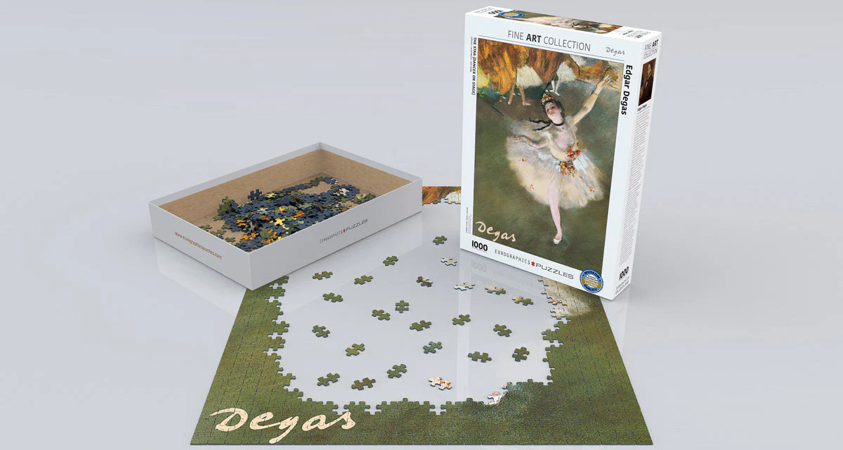 Puzzle: Fine Art Masterpieces - Ballerina by Edgar Degas - Image 2