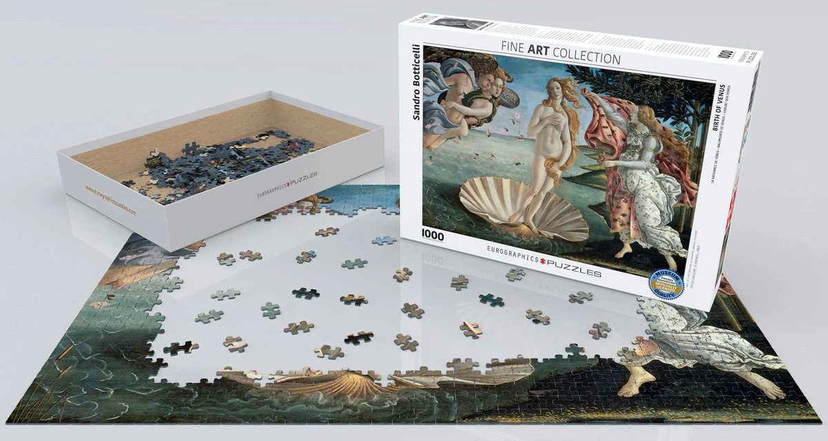 Puzzle: Fine Art Masterpieces - Birth of Venus by Sandro Botticelli - Image 2