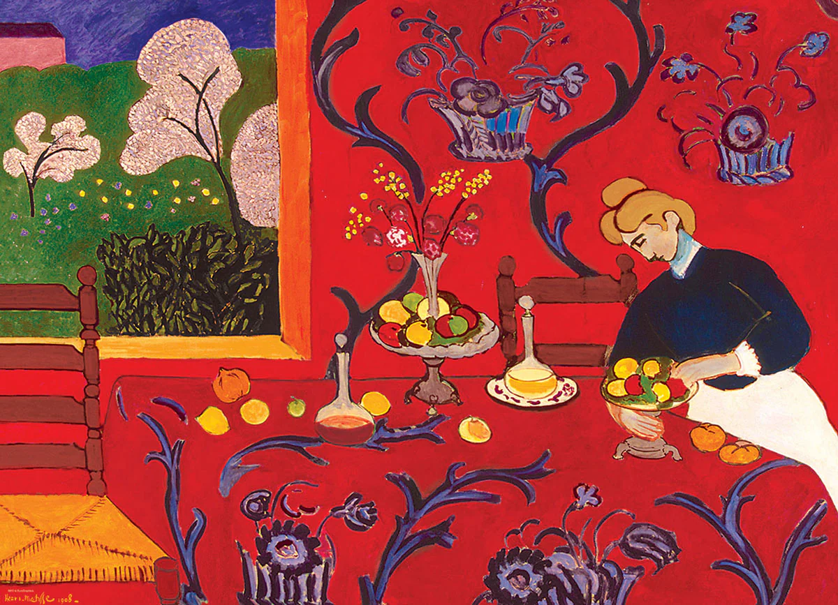 Puzzle: Fine Art Masterpieces - Harmony in Red by Henri Matisse - Image 2