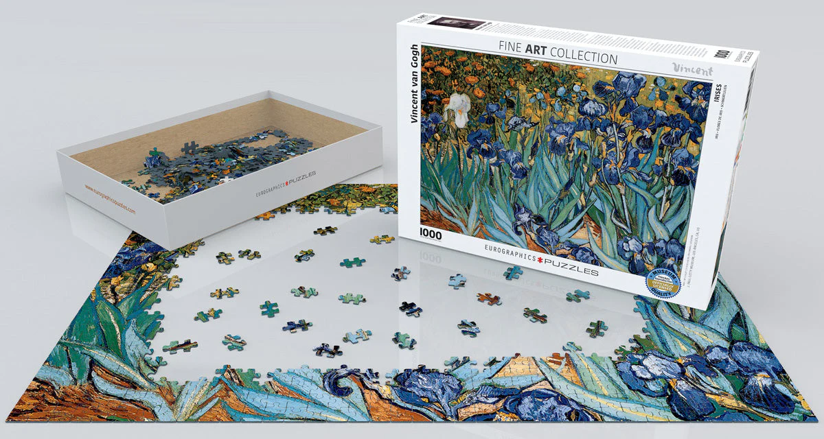 Puzzle: Fine Art Masterpieces - Irises by Vincent van Gogh - Image 2