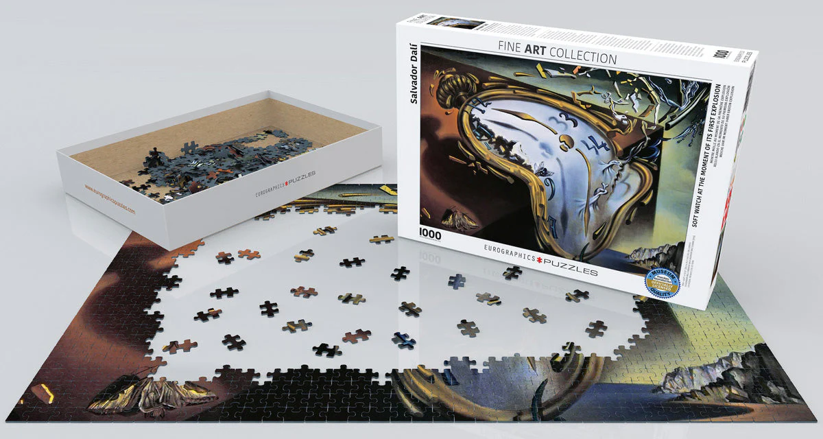 Puzzle: Fine Art Masterpieces - Soft Watch at the Moment of First Explosion - Image 2