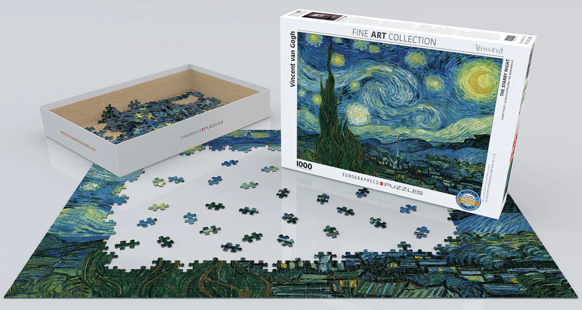Puzzle: Fine Art Masterpieces - Starry Night - Image 2