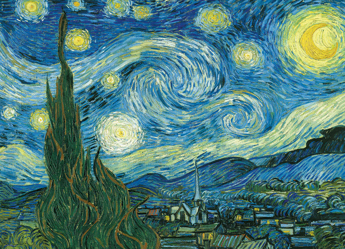 Puzzle: Fine Art Masterpieces - Starry Night - Image 3