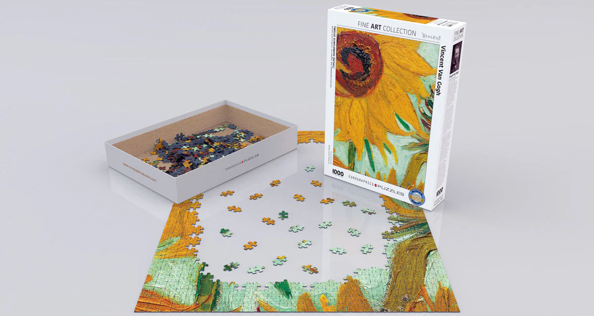 Puzzle: Fine Art Masterpieces - Sunflower by Vincent van Gogh - Image 2