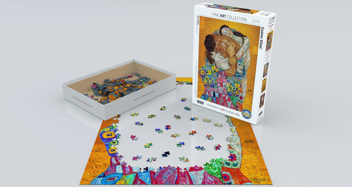 Puzzle: Fine Art Masterpieces - The Family by Gustav Klimt - Image 2