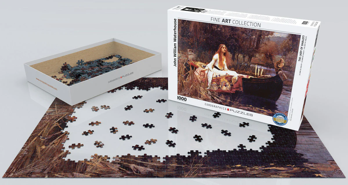 Puzzle: Fine Art Masterpieces - The Lady of Shalott by John William Waterhouse - Image 2