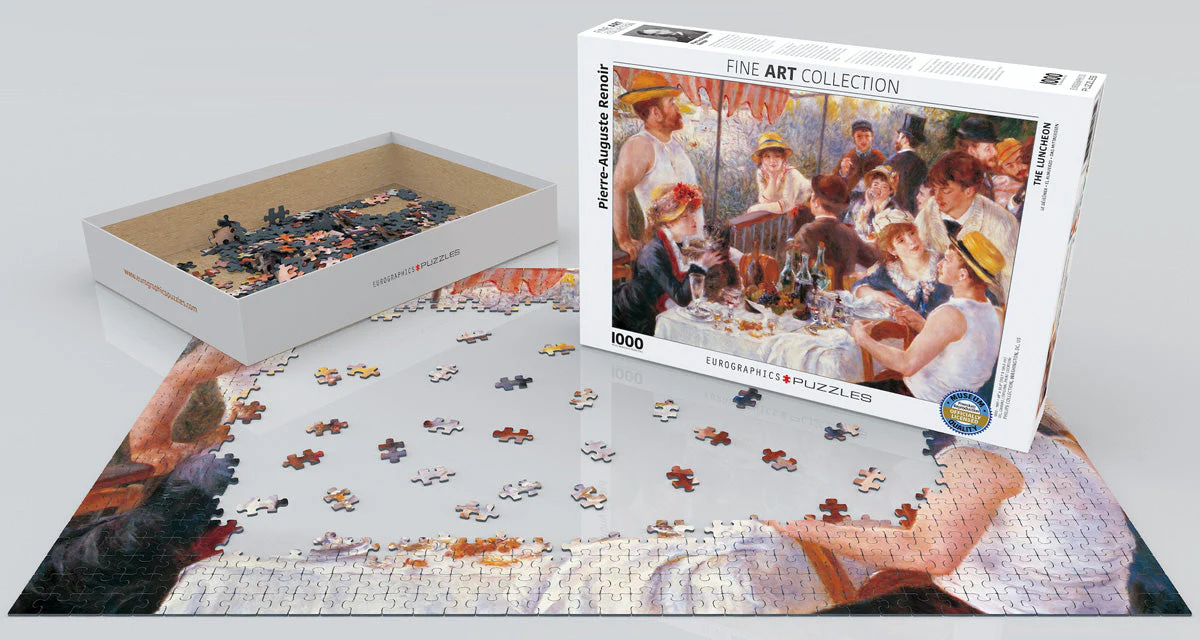 Puzzle: Fine Art Masterpieces - The Luncheon by Pierre-Auguste Renoir - Image 2