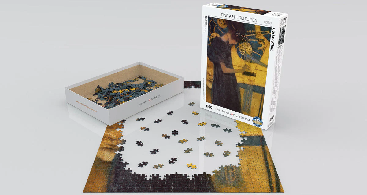 Puzzle: Fine Art Masterpieces - The Music by Gustav Klimt - Image 2
